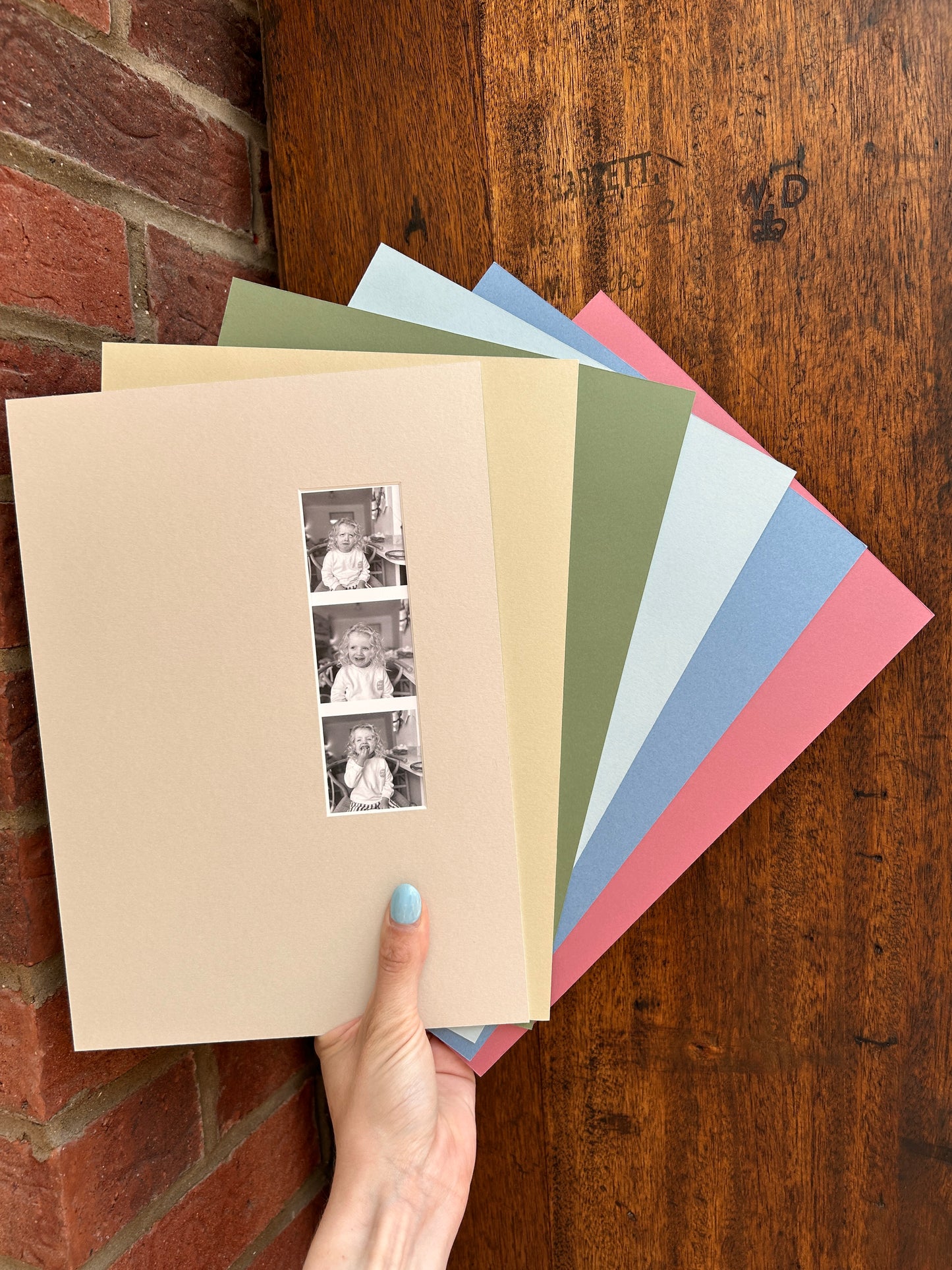 Photobooth / Photo Strip Luxury A4 Mount (With Colour Options)