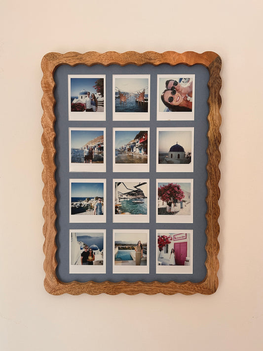 12 x Instax Square Polaroid Luxury A3 Mount (With Colour Options)