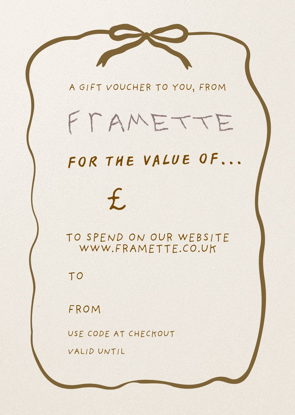 Framette Gift Voucher