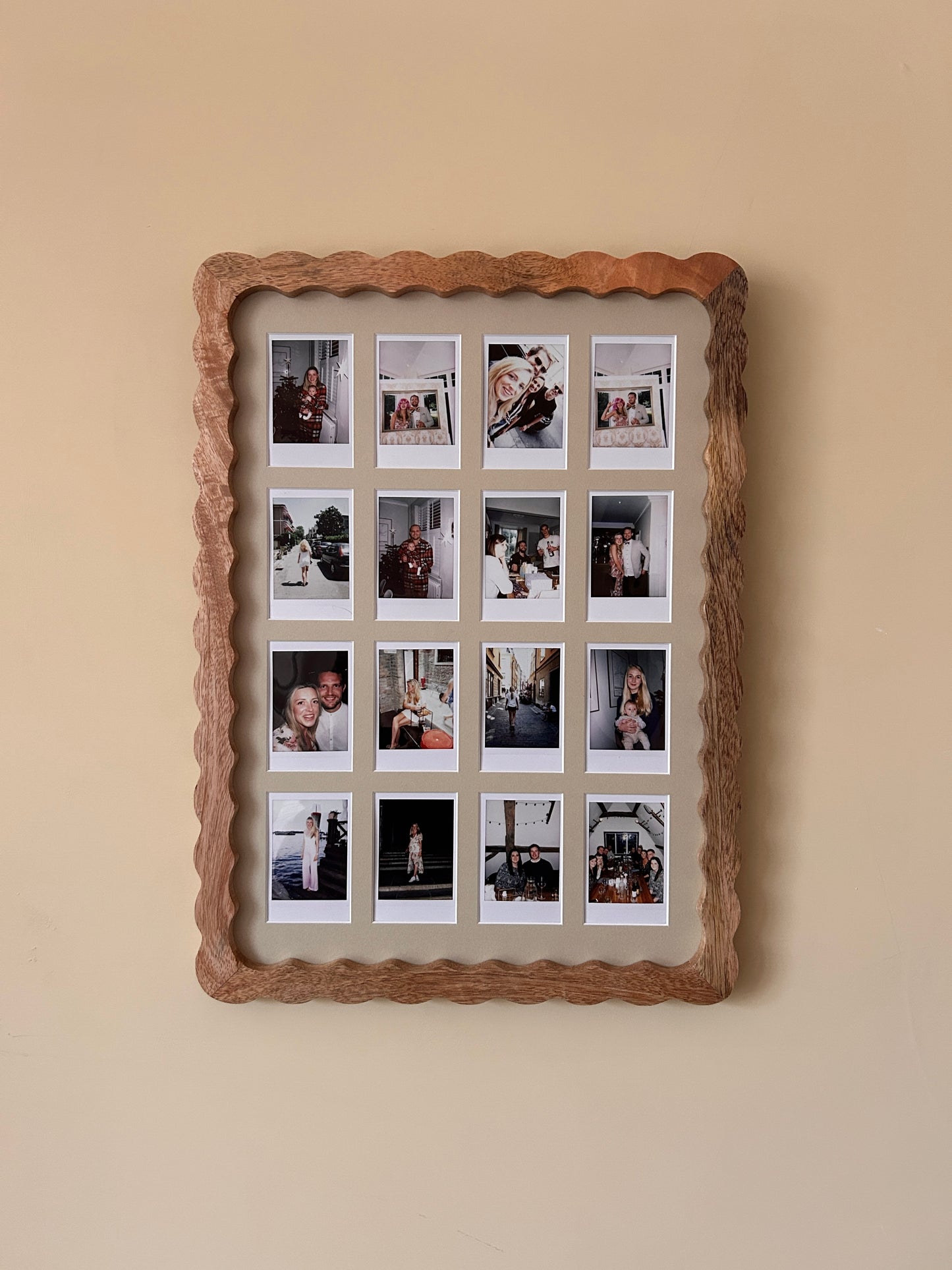 16 x Instax Mini Polaroid Luxury A3 Mount (With Colour Options)