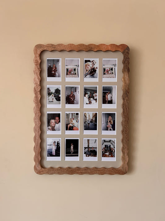 16 x Instax Mini Polaroid Luxury A3 Mount (With Colour Options)