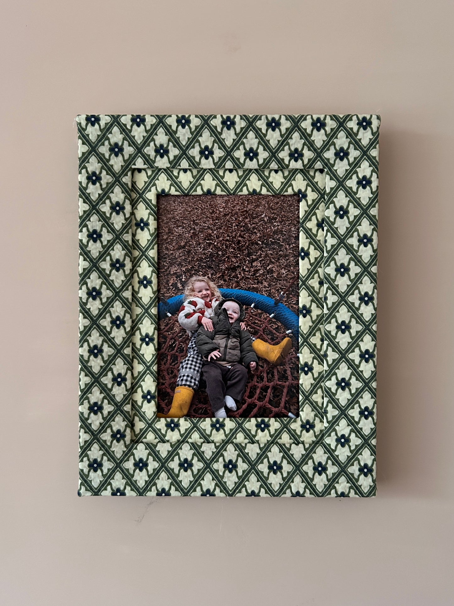 Maldon Salt Fabric Photo Frame