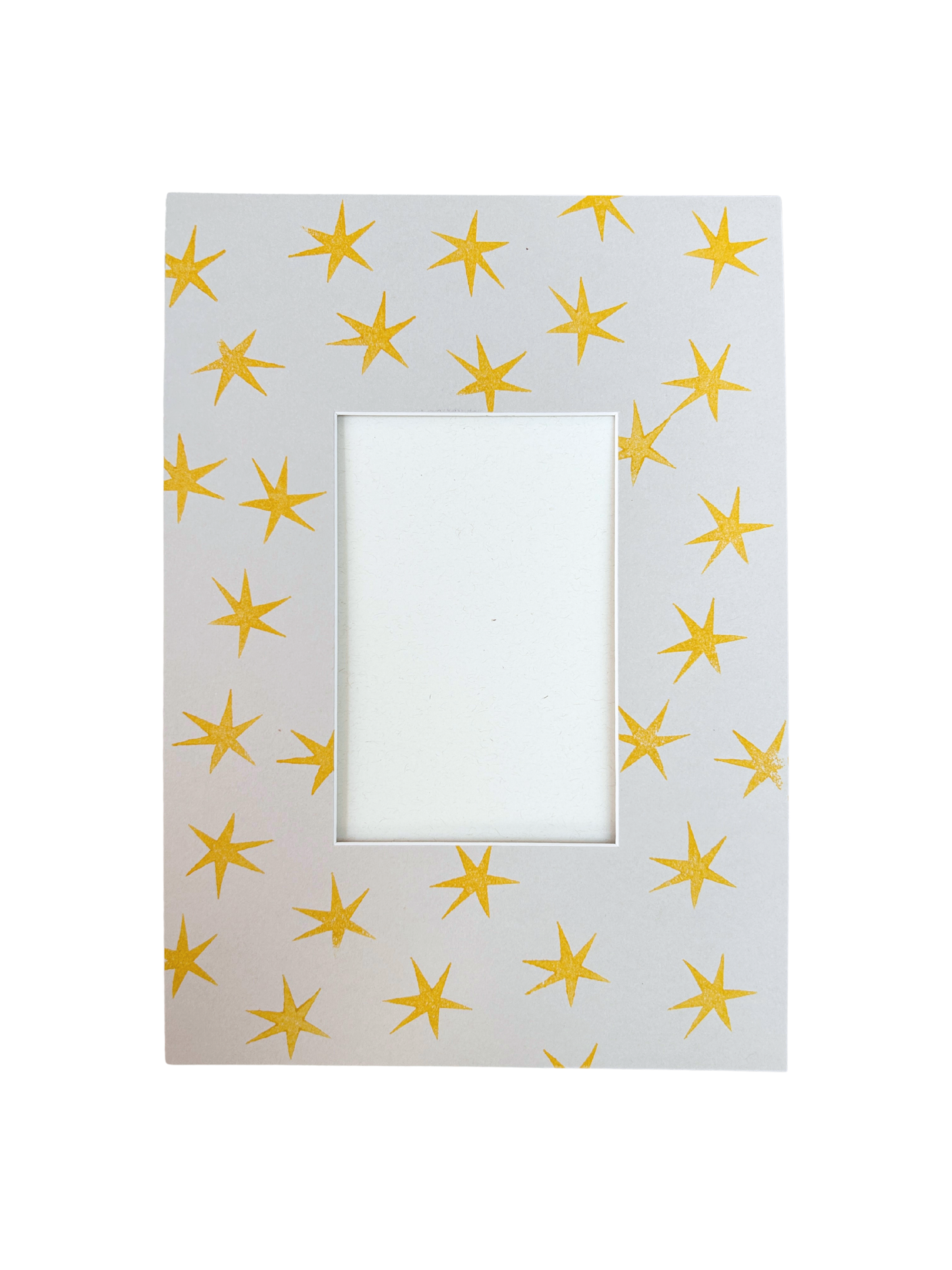 A4 Block Printed Star Mount