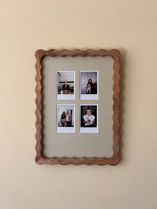 4 x Instax Mini Polaroid Luxury A4 Mount (With Colour Options)