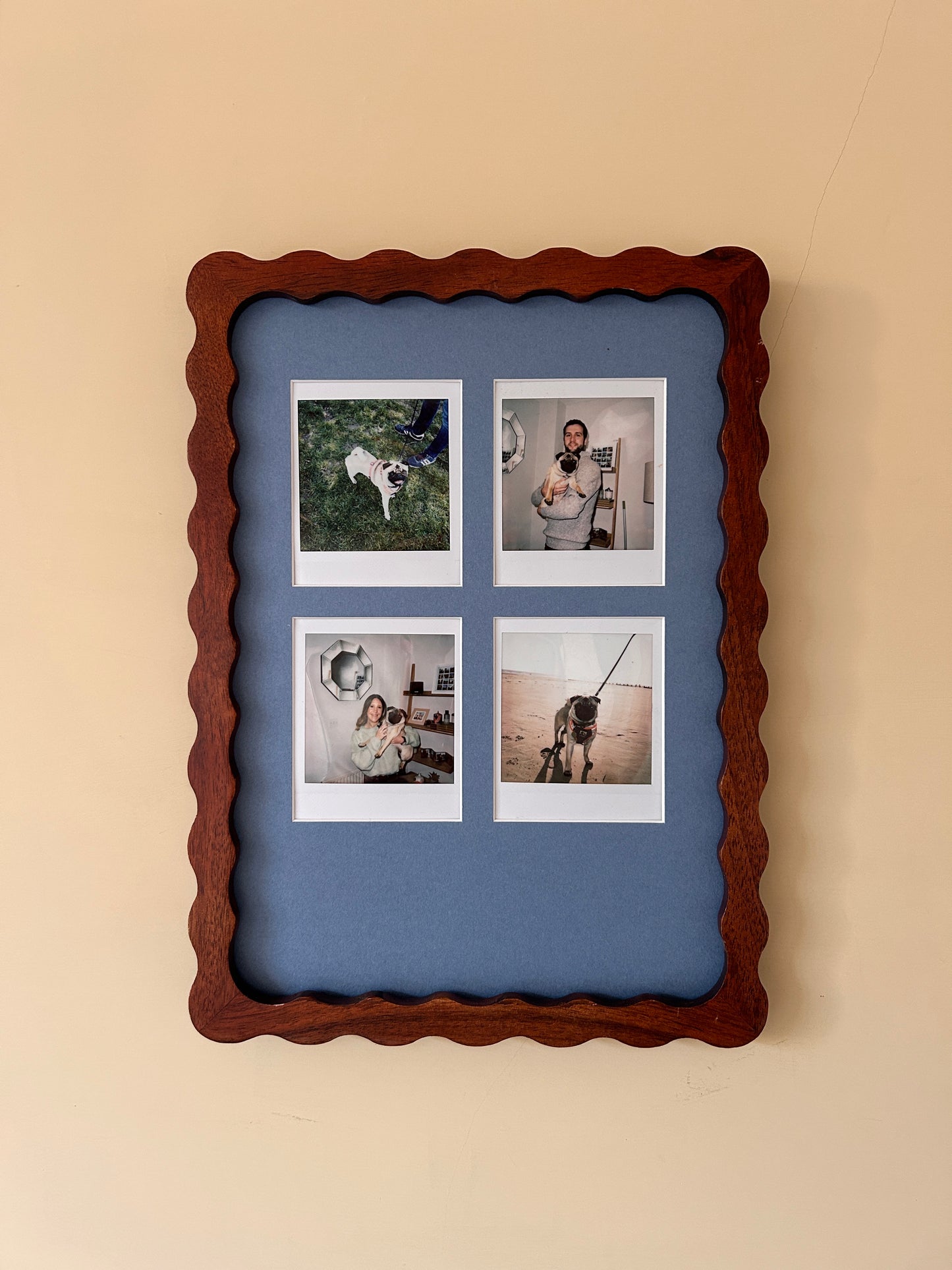 4 x Instax Square Polaroid Luxury A4 Mount (With Colour Options)