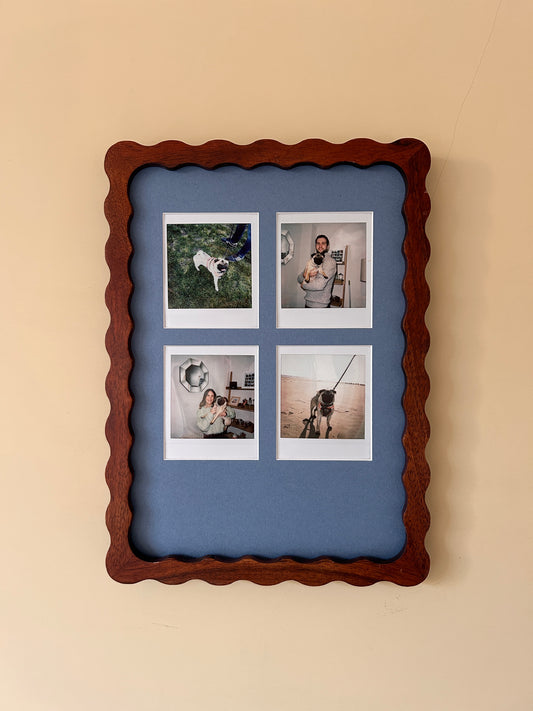 4 x Instax Square Polaroid Luxury A4 Mount (With Colour Options)