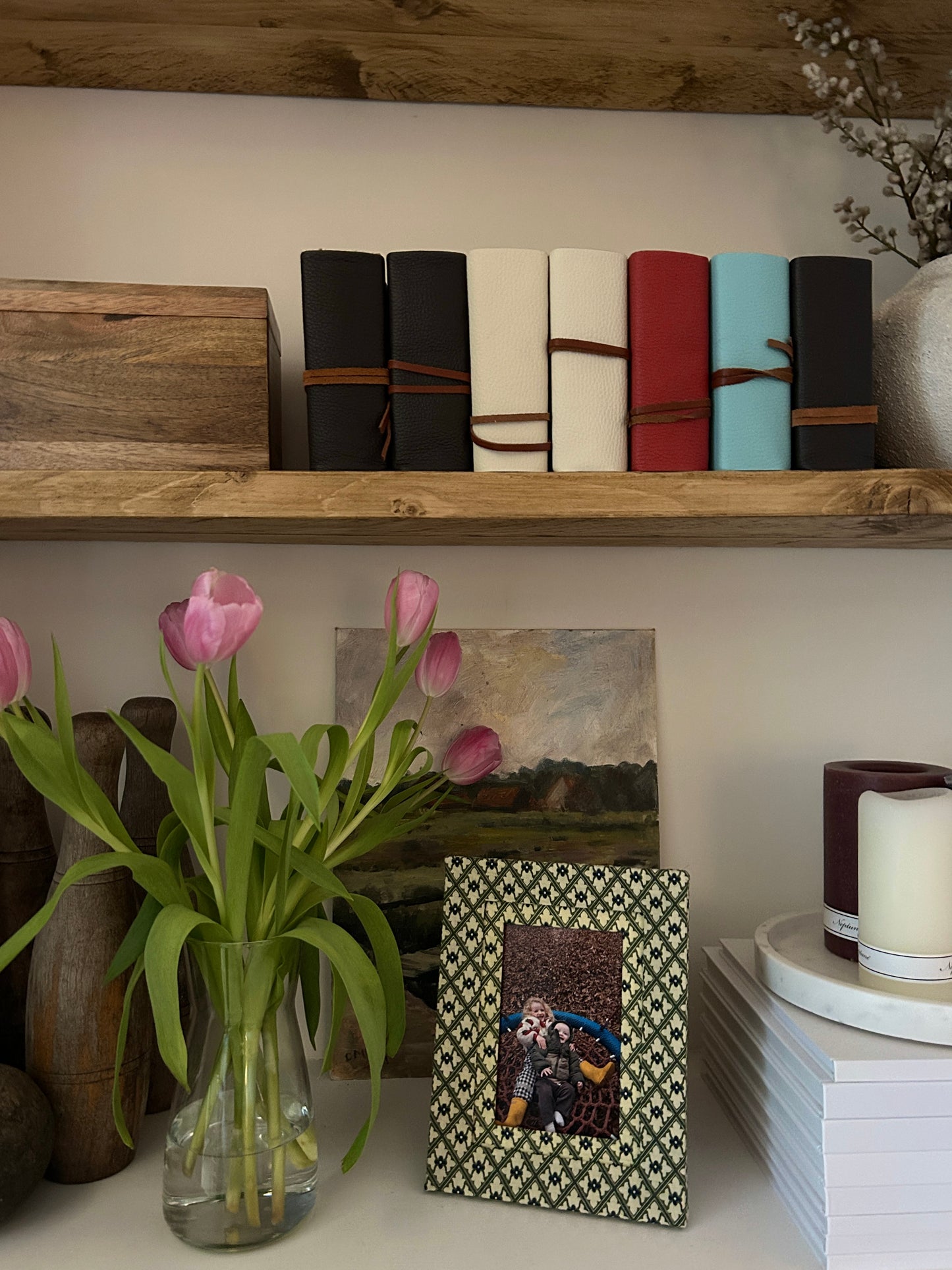 Maldon Salt Fabric Photo Frame