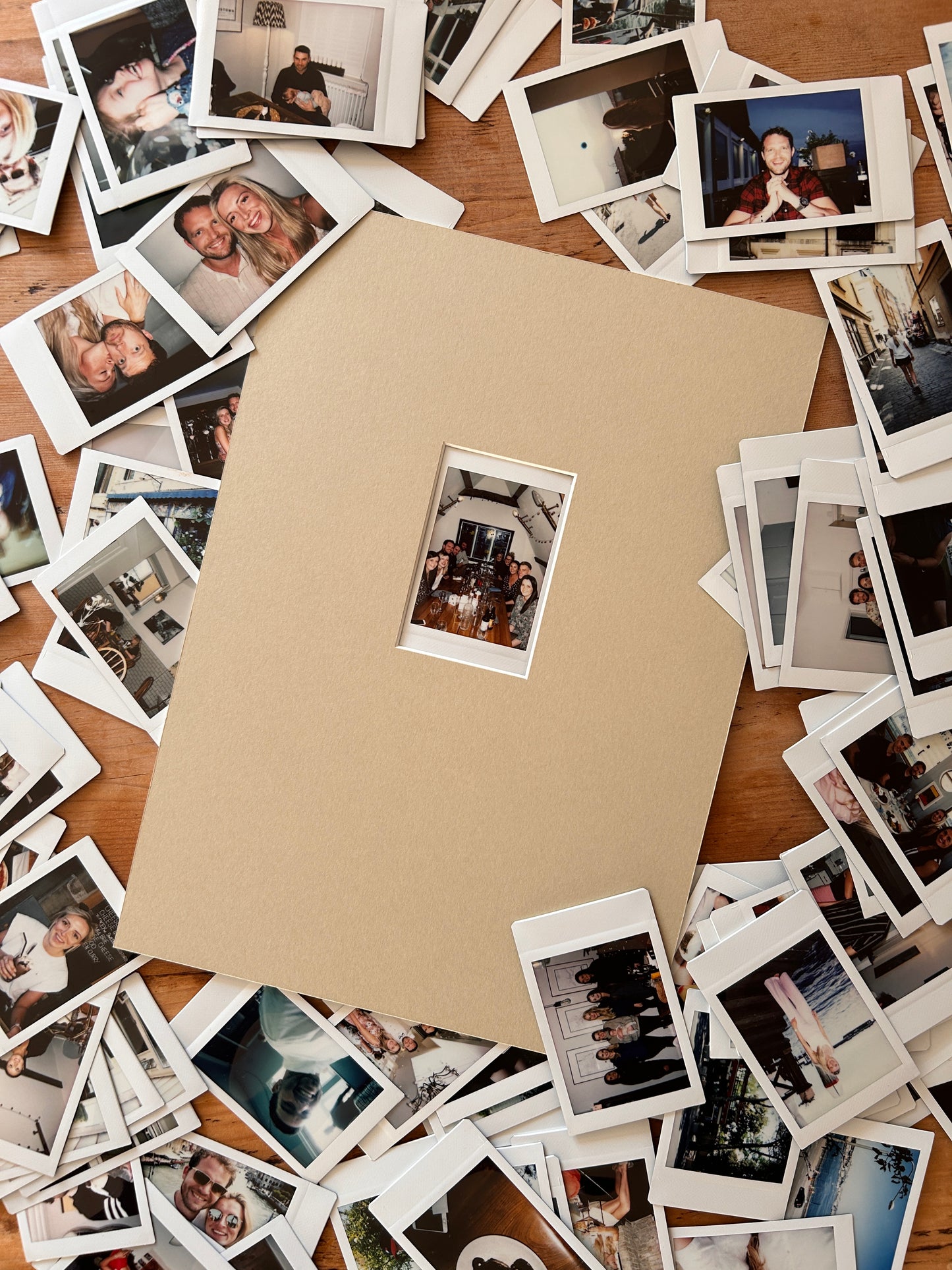 Instax Mini Polaroid Luxury A4 Mount (With Colour Options)