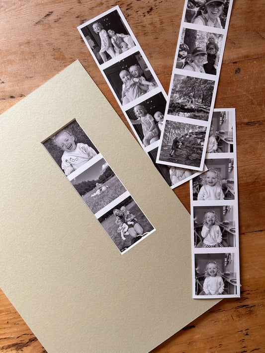 Photobooth / Photo Strip Luxury A4 Mount (With Colour Options)