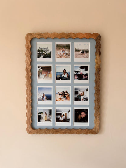 12 x Instax Square Polaroid Luxury A3 Mount (With Colour Options)
