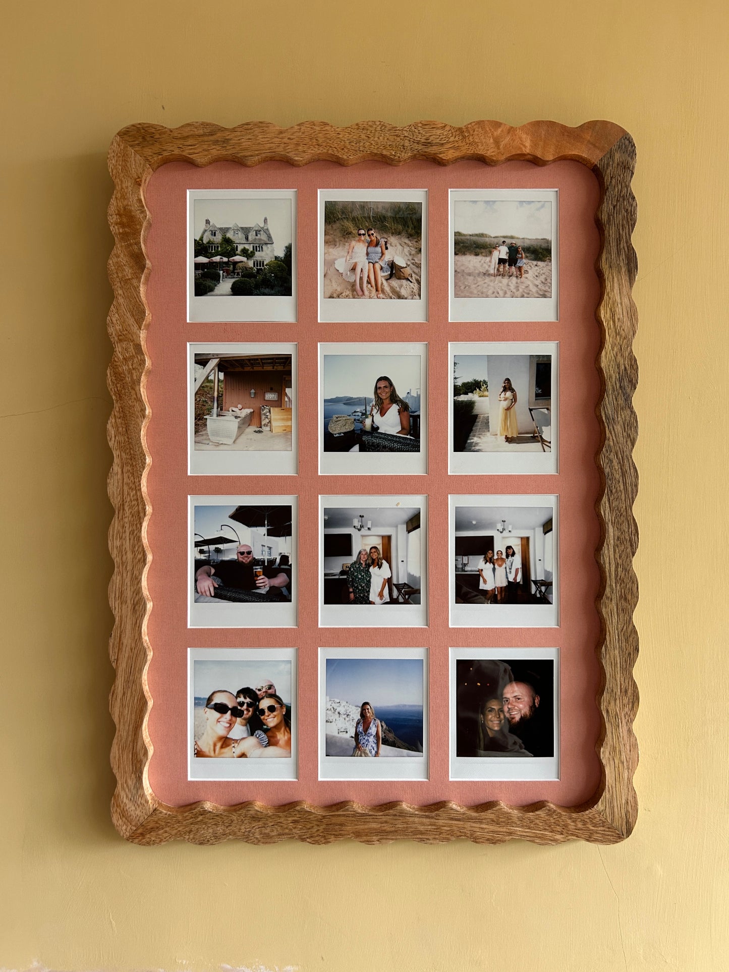 12 x Instax Square Polaroid Luxury A3 Mount (With Colour Options)