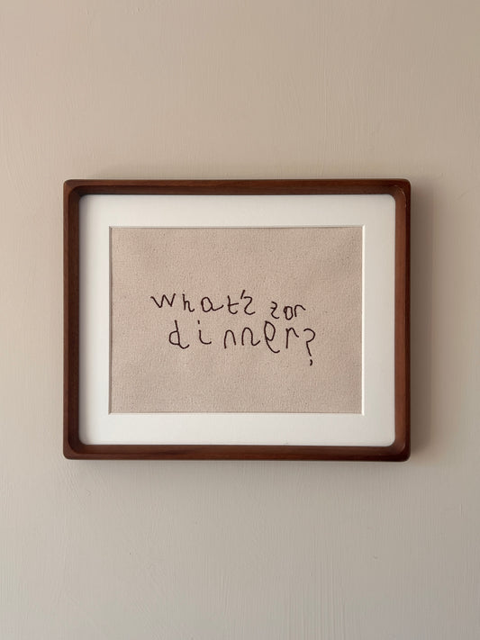 Framette Forever - Embroidered Handwritten Notes