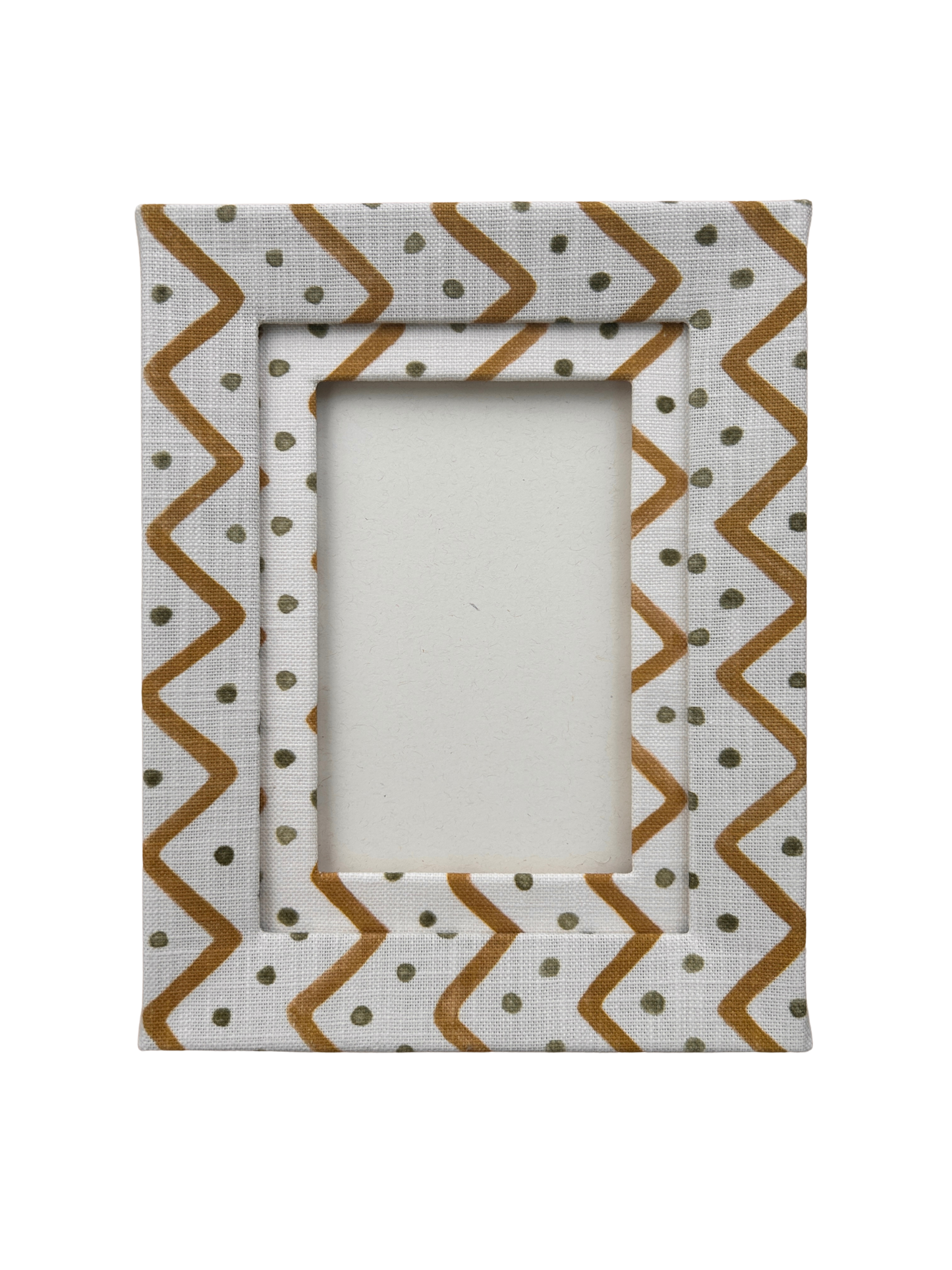 Zig Zag Fabric Photo Frame